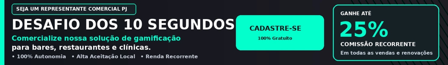 Representante Comercial (PJ) 25% Comissão