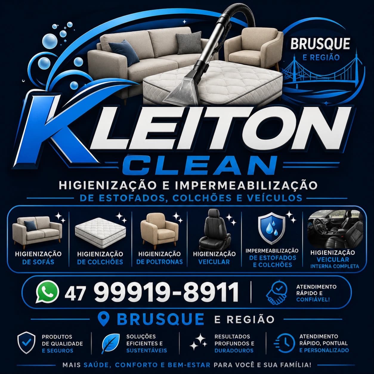 Kleiton clean higienização