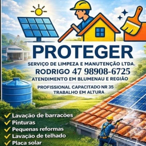 Proteger serviços manutenção reformas pintura etc